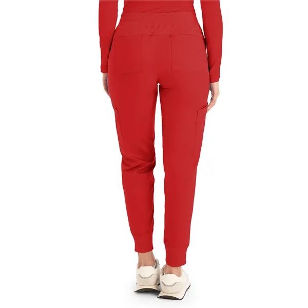 Landau - ProFlex - Women's Six-Pocket Mid-Rise Elastic-Ba... - Landau - ProFlex - Women's Six-Pocket Mid-Rise Elastic-Ba... - Image 20 of 25