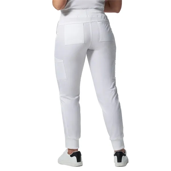 Landau - ProFlex - Women's Six-Pocket Mid-Rise Elastic-Ba... - Landau - ProFlex - Women's Six-Pocket Mid-Rise Elastic-Ba... - Image 22 of 25