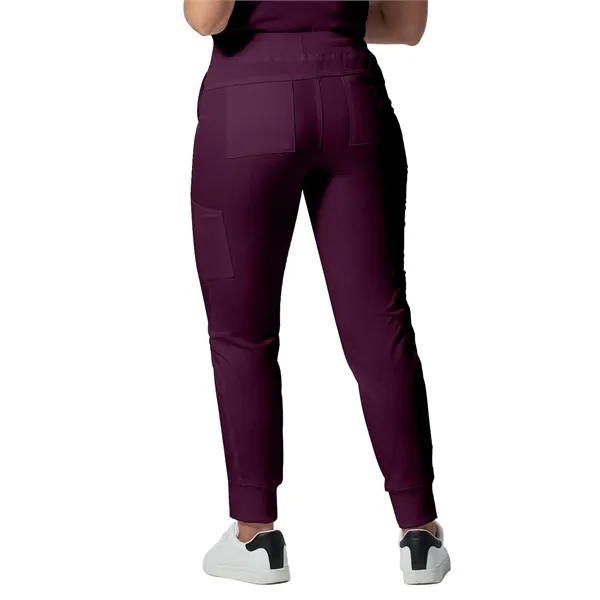 Landau - ProFlex - Women's Six-Pocket Mid-Rise Elastic-Ba... - Landau - ProFlex - Women's Six-Pocket Mid-Rise Elastic-Ba... - Image 24 of 25