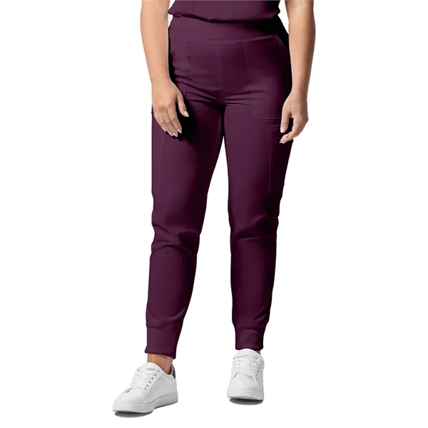 Landau - ProFlex - Women's Six-Pocket Mid-Rise Elastic-Ba... - Landau - ProFlex - Women's Six-Pocket Mid-Rise Elastic-Ba... - Image 25 of 25