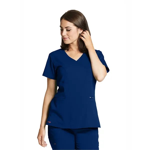 Grey's Anatomy Spandex Stretch - Women's Three-Pocket V-N... - Grey's Anatomy Spandex Stretch - Women's Three-Pocket V-N... - Image 9 of 22