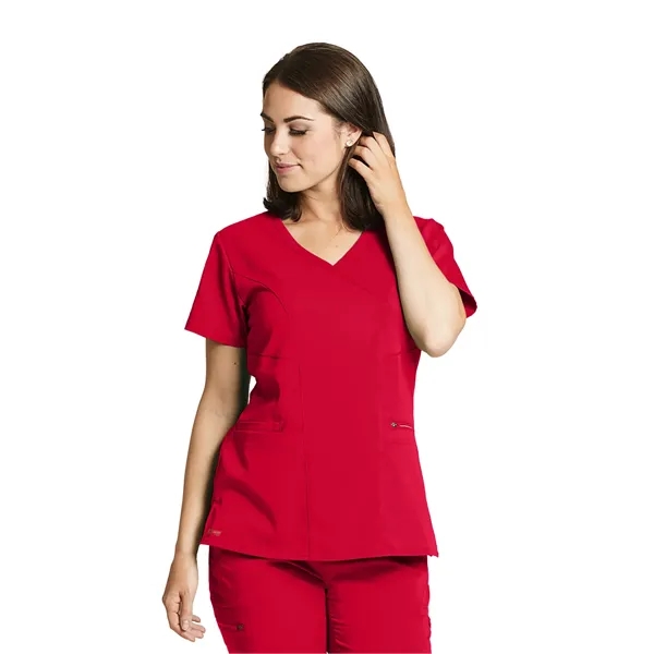 Grey's Anatomy Spandex Stretch - Women's Three-Pocket V-N... - Grey's Anatomy Spandex Stretch - Women's Three-Pocket V-N... - Image 17 of 22