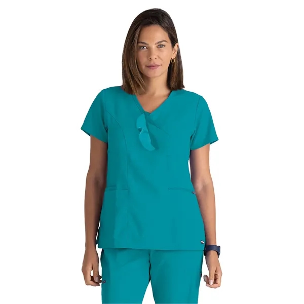 Grey's Anatomy Spandex Stretch - Women's Three-Pocket V-N... - Grey's Anatomy Spandex Stretch - Women's Three-Pocket V-N... - Image 20 of 22