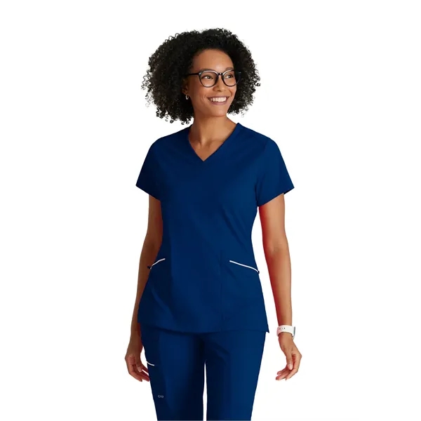 Barco One Performance Knit - Women's Two-Pocket V-Neck Vi... - Barco One Performance Knit - Women's Two-Pocket V-Neck Vi... - Image 3 of 7