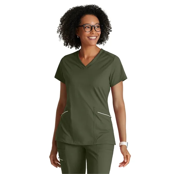 Barco One Performance Knit - Women's Two-Pocket V-Neck Vi... - Barco One Performance Knit - Women's Two-Pocket V-Neck Vi... - Image 5 of 7