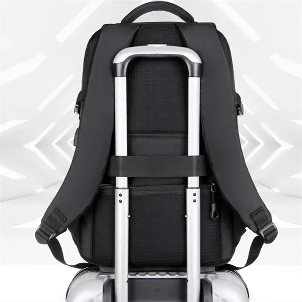 20L Modern Business & Travel Laptop Backpack with USB Port - 20L Modern Business & Travel Laptop Backpack with USB Port - Image 6 of 8