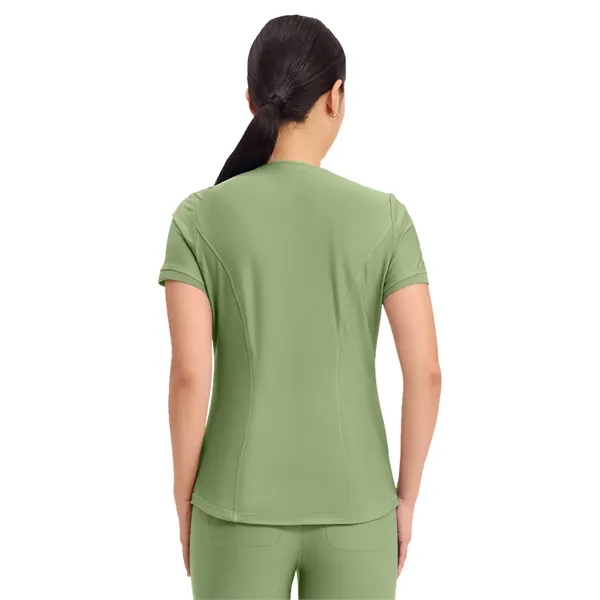 Cherokee - Form - Women's Curved Hemline V-Neck Top - Cherokee - Form - Women's Curved Hemline V-Neck Top - Image 2 of 29