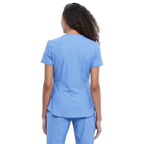 Cherokee - Form - Women's Curved Hemline V-Neck Top - Cherokee - Form - Women's Curved Hemline V-Neck Top - Image 6 of 29