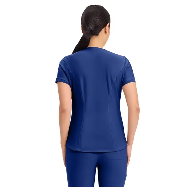 Cherokee - Form - Women's Curved Hemline V-Neck Top - Cherokee - Form - Women's Curved Hemline V-Neck Top - Image 8 of 29