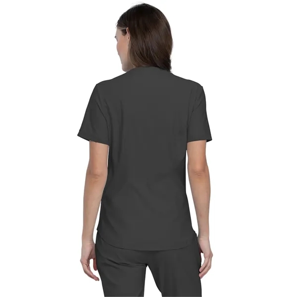 Cherokee - Form - Women's Curved Hemline V-Neck Top - Cherokee - Form - Women's Curved Hemline V-Neck Top - Image 20 of 29