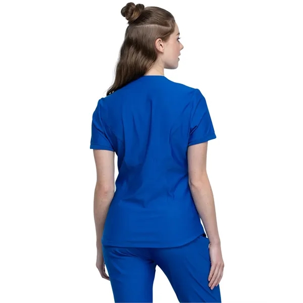 Cherokee - Form - Women's Curved Hemline V-Neck Top - Cherokee - Form - Women's Curved Hemline V-Neck Top - Image 22 of 29