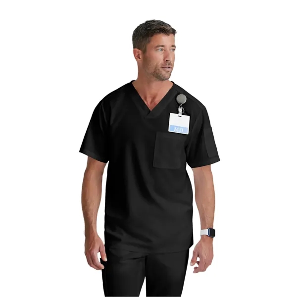 Barco - Grey's Anatomy - Men's Two Pocket V-Neck Evan Top - Barco - Grey's Anatomy - Men's Two Pocket V-Neck Evan Top - Image 3 of 17