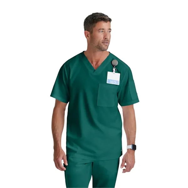 Barco - Grey's Anatomy - Men's Two Pocket V-Neck Evan Top - Barco - Grey's Anatomy - Men's Two Pocket V-Neck Evan Top - Image 7 of 17