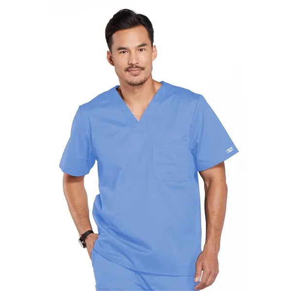 Cherokee - Workwear Core Stretch - Men's Tuckable V-Neck Top - Cherokee - Workwear Core Stretch - Men's Tuckable V-Neck Top - Image 5 of 17