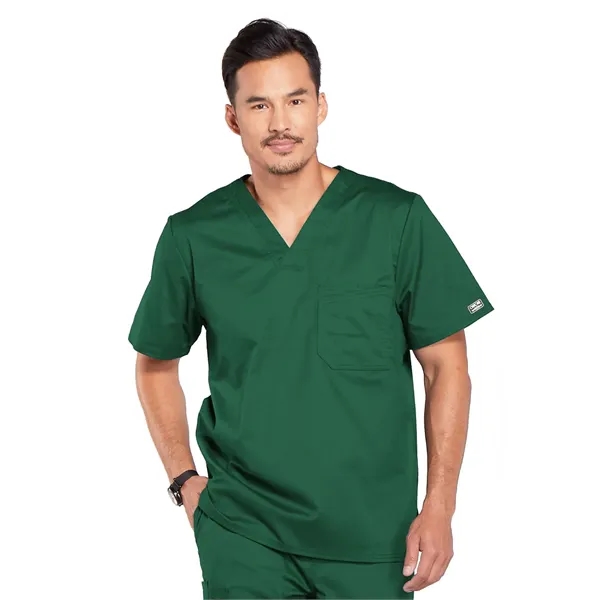 Cherokee - Workwear Core Stretch - Men's Tuckable V-Neck Top - Cherokee - Workwear Core Stretch - Men's Tuckable V-Neck Top - Image 7 of 17