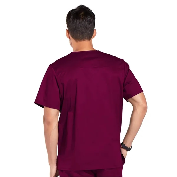 Cherokee - Workwear Core Stretch - Men's Tuckable V-Neck Top - Cherokee - Workwear Core Stretch - Men's Tuckable V-Neck Top - Image 16 of 17