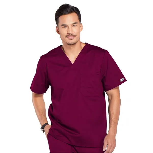Cherokee - Workwear Core Stretch - Men's Tuckable V-Neck Top - Cherokee - Workwear Core Stretch - Men's Tuckable V-Neck Top - Image 17 of 17
