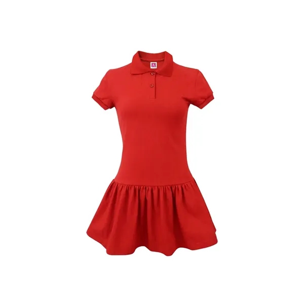 A+ Uniforms Knits - Girls' Jersey Knit Dress - A+ Uniforms Knits - Girls' Jersey Knit Dress - Image 3 of 4