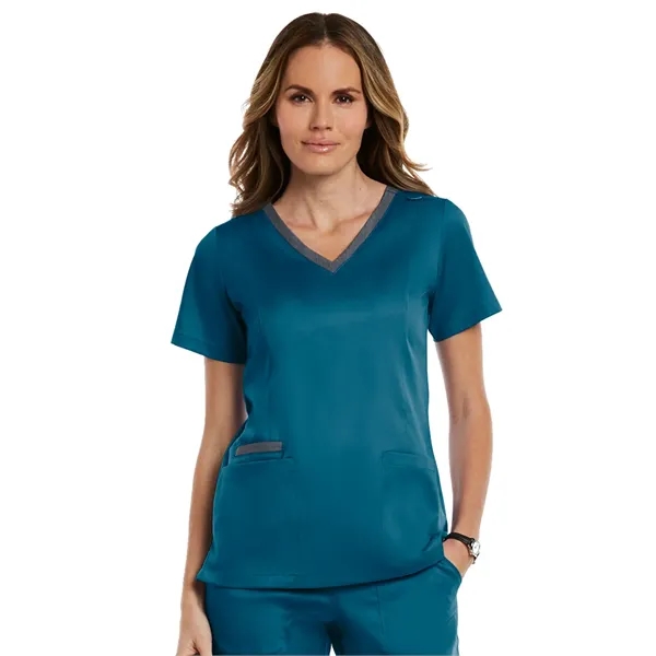 Maevn - Matrix - Women's Three-Pocket Heather Neck Band Top - Maevn - Matrix - Women's Three-Pocket Heather Neck Band Top - Image 4 of 31