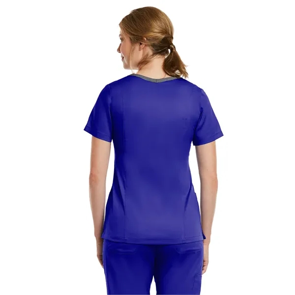 Maevn - Matrix - Women's Three-Pocket Heather Neck Band Top - Maevn - Matrix - Women's Three-Pocket Heather Neck Band Top - Image 11 of 31