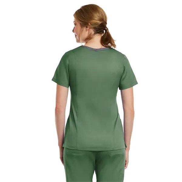 Maevn - Matrix - Women's Three-Pocket Heather Neck Band Top - Maevn - Matrix - Women's Three-Pocket Heather Neck Band Top - Image 17 of 31