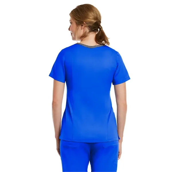 Maevn - Matrix - Women's Three-Pocket Heather Neck Band Top - Maevn - Matrix - Women's Three-Pocket Heather Neck Band Top - Image 24 of 31