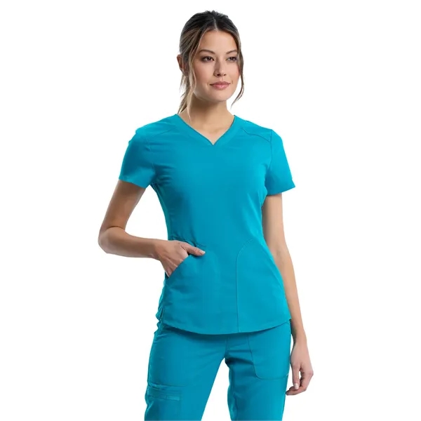 Cherokee - Workwear Revolution - Women's V-Neck Top - Cherokee - Workwear Revolution - Women's V-Neck Top - Image 17 of 19