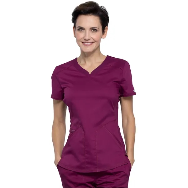 Cherokee - Workwear Revolution - Women's V-Neck Top - Cherokee - Workwear Revolution - Women's V-Neck Top - Image 19 of 19