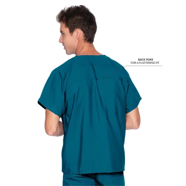Landau - Essentials - Unisex Reversible 1-Pocket V-Neck Top - Landau - Essentials - Unisex Reversible 1-Pocket V-Neck Top - Image 2 of 28