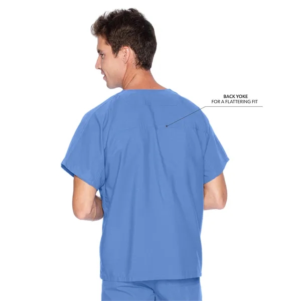 Landau - Essentials - Unisex Reversible 1-Pocket V-Neck Top - Landau - Essentials - Unisex Reversible 1-Pocket V-Neck Top - Image 4 of 28
