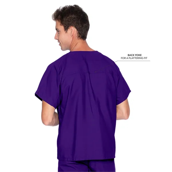 Landau - Essentials - Unisex Reversible 1-Pocket V-Neck Top - Landau - Essentials - Unisex Reversible 1-Pocket V-Neck Top - Image 8 of 28