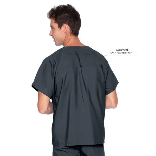 Landau - Essentials - Unisex Reversible 1-Pocket V-Neck Top - Landau - Essentials - Unisex Reversible 1-Pocket V-Neck Top - Image 10 of 28