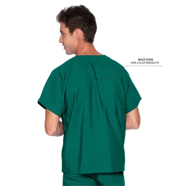 Landau - Essentials - Unisex Reversible 1-Pocket V-Neck Top - Landau - Essentials - Unisex Reversible 1-Pocket V-Neck Top - Image 12 of 28