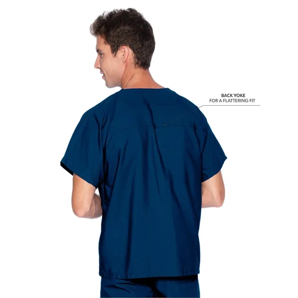 Landau - Essentials - Unisex Reversible 1-Pocket V-Neck Top - Landau - Essentials - Unisex Reversible 1-Pocket V-Neck Top - Image 14 of 28