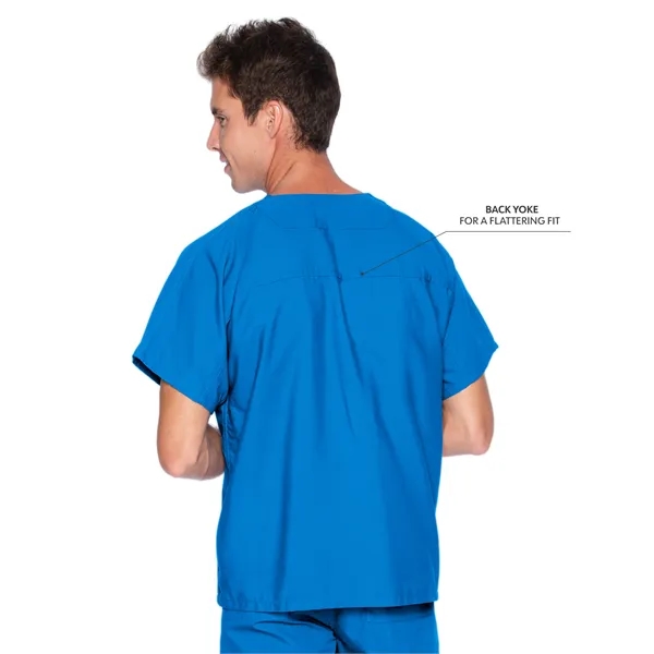 Landau - Essentials - Unisex Reversible 1-Pocket V-Neck Top - Landau - Essentials - Unisex Reversible 1-Pocket V-Neck Top - Image 16 of 28