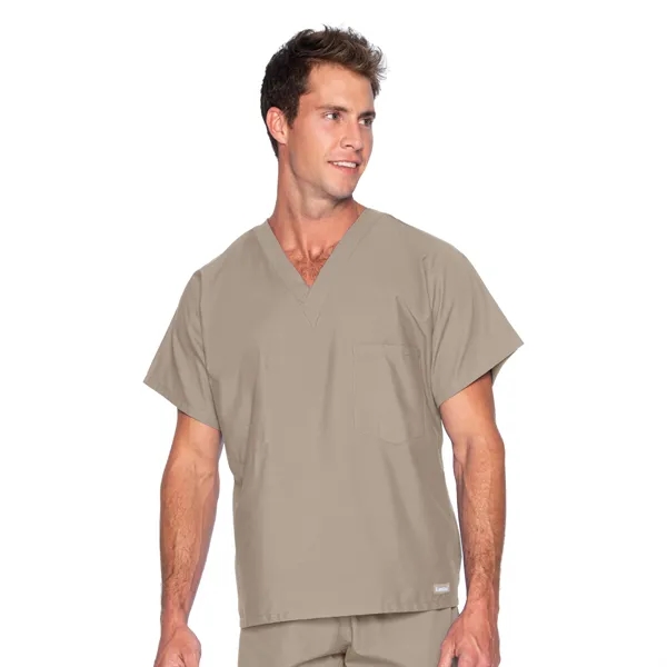 Landau - Essentials - Unisex Reversible 1-Pocket V-Neck Top - Landau - Essentials - Unisex Reversible 1-Pocket V-Neck Top - Image 19 of 28