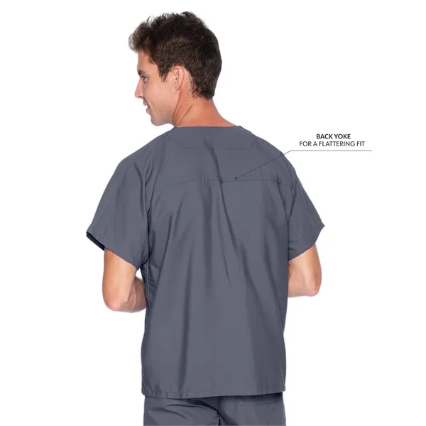 Landau - Essentials - Unisex Reversible 1-Pocket V-Neck Top - Landau - Essentials - Unisex Reversible 1-Pocket V-Neck Top - Image 21 of 28