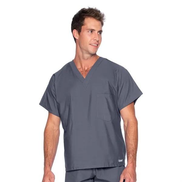 Landau - Essentials - Unisex Reversible 1-Pocket V-Neck Top - Landau - Essentials - Unisex Reversible 1-Pocket V-Neck Top - Image 22 of 28