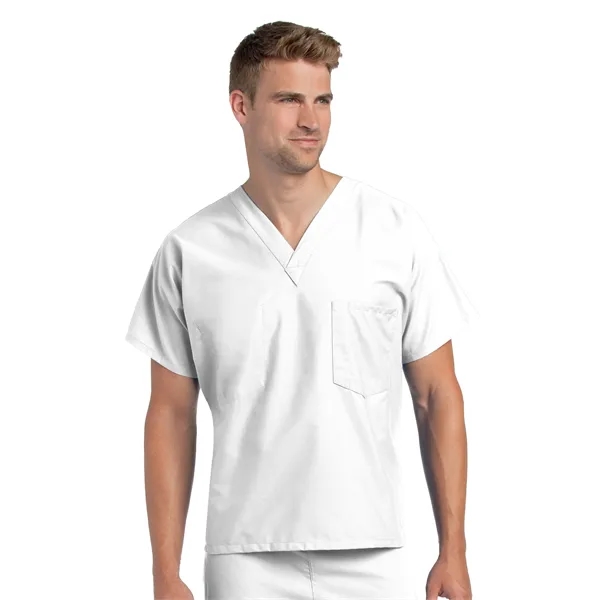 Landau - Essentials - Unisex Reversible 1-Pocket V-Neck Top - Landau - Essentials - Unisex Reversible 1-Pocket V-Neck Top - Image 26 of 28