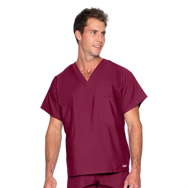 Landau - Essentials - Unisex Reversible 1-Pocket V-Neck Top - Landau - Essentials - Unisex Reversible 1-Pocket V-Neck Top - Image 28 of 28