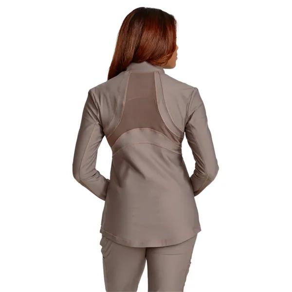 Cherokee - Form - Women's Mock Neck Zip Front Jacket - Cherokee - Form - Women's Mock Neck Zip Front Jacket - Image 2 of 9