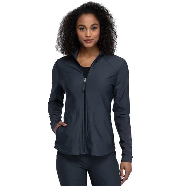Cherokee - Form - Women's Mock Neck Zip Front Jacket - Cherokee - Form - Women's Mock Neck Zip Front Jacket - Image 7 of 9