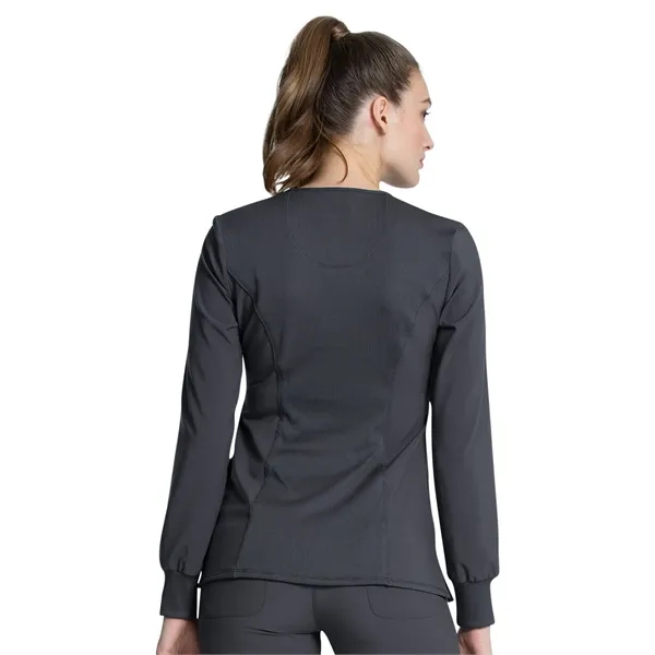 Infinity - Women's 3 Pocket Long Sleeve V-Neck Top - Infinity - Women's 3 Pocket Long Sleeve V-Neck Top - Image 6 of 11