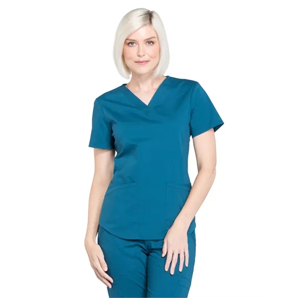Cherokee - Workwear Professionals - Women's V-Neck Top - Cherokee - Workwear Professionals - Women's V-Neck Top - Image 3 of 29