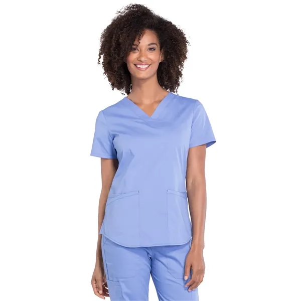 Cherokee - Workwear Professionals - Women's V-Neck Top - Cherokee - Workwear Professionals - Women's V-Neck Top - Image 5 of 29