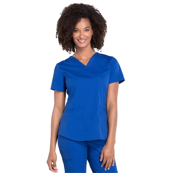 Cherokee - Workwear Professionals - Women's V-Neck Top - Cherokee - Workwear Professionals - Women's V-Neck Top - Image 9 of 29