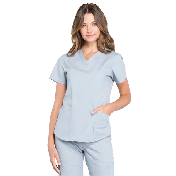 Cherokee - Workwear Professionals - Women's V-Neck Top - Cherokee - Workwear Professionals - Women's V-Neck Top - Image 11 of 29