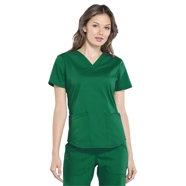 Cherokee - Workwear Professionals - Women's V-Neck Top - Cherokee - Workwear Professionals - Women's V-Neck Top - Image 13 of 29