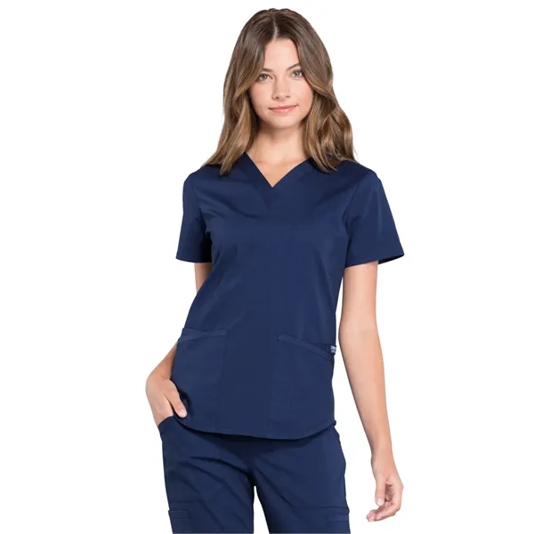 Cherokee - Workwear Professionals - Women's V-Neck Top - Cherokee - Workwear Professionals - Women's V-Neck Top - Image 15 of 29
