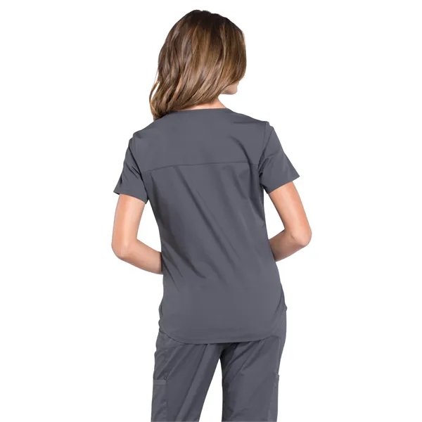 Cherokee - Workwear Professionals - Women's V-Neck Top - Cherokee - Workwear Professionals - Women's V-Neck Top - Image 18 of 29